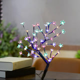 Maxbell 48 LED Birch Tree Light up Battery Powered Tabletop Tree Xmas Multicolor