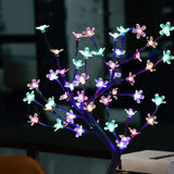 Maxbell 48 LED Birch Tree Light up Battery Powered Tabletop Tree Xmas Multicolor