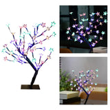 Maxbell 48 LED Birch Tree Light up Battery Powered Tabletop Tree Xmas Multicolor