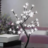 Maxbell 48 LED Birch Tree Light up Battery Powered Tabletop Tree Xmas White light