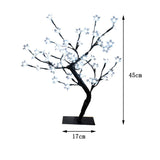 Maxbell 48 LED Birch Tree Light up Battery Powered Tabletop Tree Xmas White light