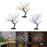 Maxbell 48 LED Birch Tree Light up Battery Powered Tabletop Tree Xmas Warm light