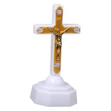 Maxbell 3D Jesus LED Neon Light Sculpture Hanging Sign Lamp for Church Decor gold