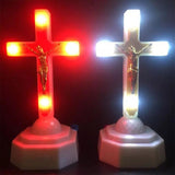 Maxbell 3D Jesus LED Neon Light Sculpture Hanging Sign Lamp for Church Decor gold