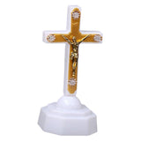 Maxbell 3D Jesus LED Neon Light Sculpture Hanging Sign Lamp for Church Decor gold