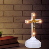 Maxbell 3D Jesus LED Neon Light Sculpture Hanging Sign Lamp for Church Decor gold