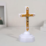 Maxbell 3D Jesus LED Neon Light Sculpture Hanging Sign Lamp for Church Decor gold