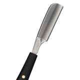 Maxbell Razor Straight Handle Shaving Hair Clip Compression Ebony Silver