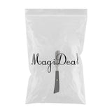 Maxbell Razor Straight Handle Shaving Hair Clip Compression Ebony Silver