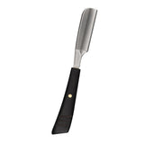 Maxbell Razor Straight Handle Shaving Hair Clip Compression Ebony Silver
