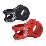 Maxbell Mountain Bike Stem High Strength MTB Road Bicycle Handlebar Short Stem Parts Red