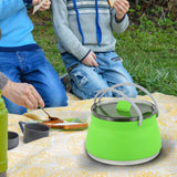 Maxbell Silicone Water Kettle Portable 1L Cooking Pot Outdoor Camping Cookware