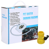 Maxbell Dog Drinking Water Fountain Outdoor Garden Step On Pet Sprinkler Dispenser