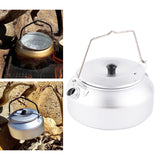 Maxbell 0.8L Outdoor Camping Kettle Coffee Tea Pot Picnic Cookware Folding Handle