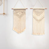 Maxbell 2x Bohemian Wall Hanging Woven Macrame Tapestry for Home Wedding Decoration