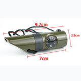 Maxbell Multifunctional Emergency Survival Whistle for Camping Hiking Outdoor Tools