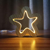 Maxbell LED Night Light USB Rechargeable Creative Lamp for Bedroom Indoor Room Decor