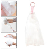 Maxbell Foam Enhancing Bubble Net Mesh Soap Bag Sack Thicken ,with Drawstring Design 9x22cm