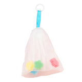 Maxbell Foam Enhancing Bubble Net Mesh Soap Bag Sack Thicken ,with Drawstring Design 11x21cm