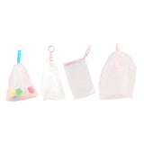 Maxbell Foam Enhancing Bubble Net Mesh Soap Bag Sack Thicken ,with Drawstring Design 11x21cm