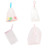 Maxbell Foam Enhancing Bubble Net Mesh Soap Bag Sack Thicken ,with Drawstring Design 11x21cm