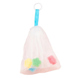 Maxbell Foam Enhancing Bubble Net Mesh Soap Bag Sack Thicken ,with Drawstring Design 11x21cm