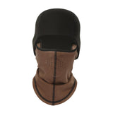 Maxbell Winter Thermal Fleece Balaclava Scarf Ski Face Mask Neck Warmer Hood Hat Brown