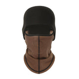 Maxbell Winter Thermal Fleece Balaclava Scarf Ski Face Mask Neck Warmer Hood Hat Brown