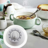 Maxbell Kitchen Timer Count Down Loud Alarm Egg Timer for Running Baking Salon White