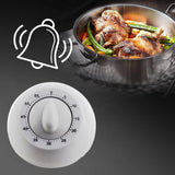 Maxbell Kitchen Timer Count Down Loud Alarm Egg Timer for Running Baking Salon White