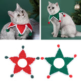 Maxbell Cable Knit Dog Scarf Christmas Cat Dog Winter Scarf Collar Neck Neckerchief Red 1