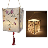 Maxbell Lantern Portable Wooden Luminous Chinese Light Lamp for New Year Holiday K