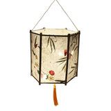 Maxbell Lantern Portable Wooden Luminous Chinese Light Lamp for New Year Holiday L