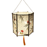 Maxbell Lantern Portable Wooden Luminous Chinese Light Lamp for New Year Holiday L