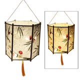 Maxbell Lantern Portable Wooden Luminous Chinese Light Lamp for New Year Holiday L