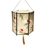 Maxbell Lantern Portable Wooden Luminous Chinese Light Lamp for New Year Holiday L