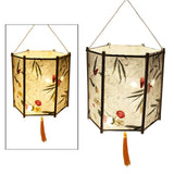 Maxbell Lantern Portable Wooden Luminous Chinese Light Lamp for New Year Holiday L