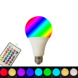 Maxbell Dimmable RGB LED Bulb with Remote Control Lamp Home Living Room Decor 80mm