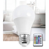 Maxbell Dimmable RGB LED Bulb with Remote Control Lamp Home Living Room Decor 80mm