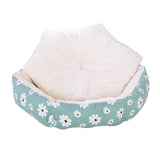 Maxbell Warm Dog Cat Bed Pet Cushion Soft Sleeping Nest Cave Anti-Slip Green