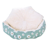 Maxbell Warm Dog Cat Bed Pet Cushion Soft Sleeping Nest Cave Anti-Slip Green