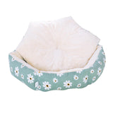 Maxbell Warm Dog Cat Bed Pet Cushion Soft Sleeping Nest Cave Anti-Slip Green