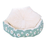 Maxbell Warm Dog Cat Bed Pet Cushion Soft Sleeping Nest Cave Anti-Slip Green