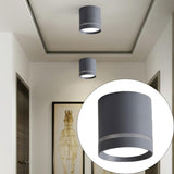 Maxbell Cylinder Ceiling Light LED Downlight Fixtures Office Bedroom Lighting Gray