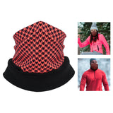 Maxbell Breathable Neck Gaiter Bandana Mask Balaclava Face Cover Scarf for Cycling Red