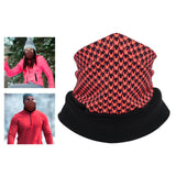 Maxbell Breathable Neck Gaiter Bandana Mask Balaclava Face Cover Scarf for Cycling Red