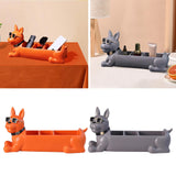 Maxbell Desk Organizer Decoration Trinket Container for Entrance Bedroom Desk Orange