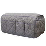 Maxbell 14 Pockets Sofa Armrest Organizer Hanging Storage Bag for Magazine DVD Phone Gray