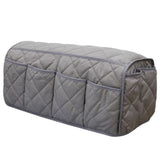 Maxbell 14 Pockets Sofa Armrest Organizer Hanging Storage Bag for Magazine DVD Phone Gray