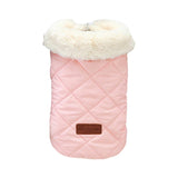 Maxbell Autumn Winter Padded Vest Dog Jacket Pet Clothes Warm Supplies Pink M